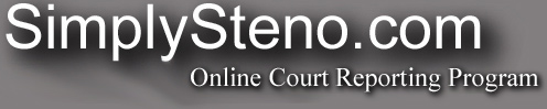 Court Reporting schedule
